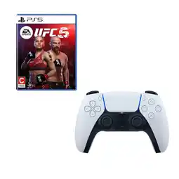 Falabella Control 5 Blanco Con Juego EA Sports UFC 5 Ps5 oferta