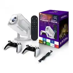 Falabella Proyector HCS350 Android 11 Full HD Juegos Retro 20.000 Juegos con 2 Controles oferta