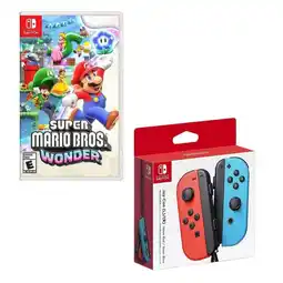 Falabella Control Switch Joy-con Neon Con Juego Super Mario Wonder oferta