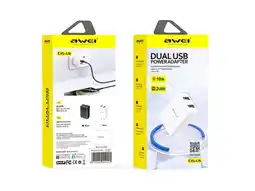 Falabella Cargador Rapido dual Tipo A C15L- US Blanco oferta