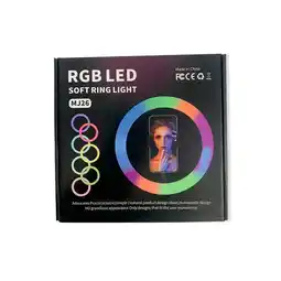 Falabella Aro De Luz Luces Led RGB 26 Cm Con Soporte Para Celular Y Tripode 2.10 oferta