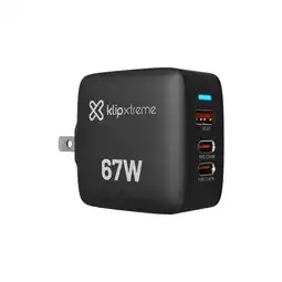 Falabella Cargador de pared KlipXtreme Powerwall 67W 2pUSB-C + USB-A oferta