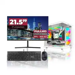 Falabella Computador Gamer Ryzen 5 8500G RAM 16GB RGB DDR5 SSD 512GB Monitor 22 Pulgadas oferta