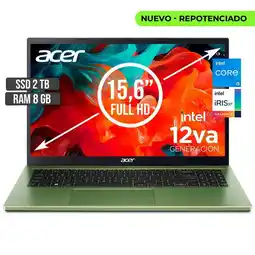 Falabella PORTATIL ASPIRE INTEL CORE I5-1235U SSD 2TB RAM 8GB LED 15,6 FHD oferta