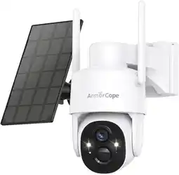 Falabella Cámara de Seguridad Solar Inalámbrica Exterior 2K 360° IP65 - Blanco oferta