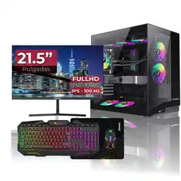 Falabella Computador Gamer Amd Ryzen 5 5600GT / B550M / SSD 1TB / DDR4 16GB RGB / Monitor 22 pulgadas 100Hz oferta