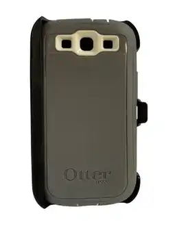 Falabella Estuche Defender Para Samsung Galaxy S3-Gris con Blanco oferta