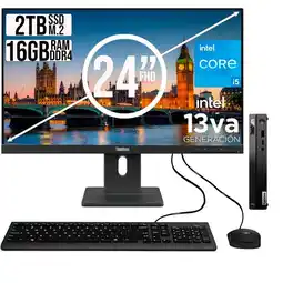 Falabella COMPUTADOR TINY INTEL CORE I5-13420H SSD 2TB RAM 16GB 24 FHD E24-40 oferta