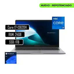 Falabella PORTATIL EXPERTBOOK INTEL CORE I7-13620H RAM 24GB SSD 1TB/ 15.6 PULGADAS/WIN11 PRO oferta