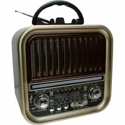 Falabella Radio Am Fm Parlante Usb Retro Recargable Bluetooth ¡ Mp3 oferta