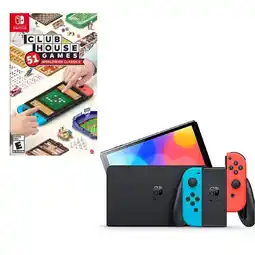 Falabella Switch Oled Neon Con Juego 51 Games World oferta