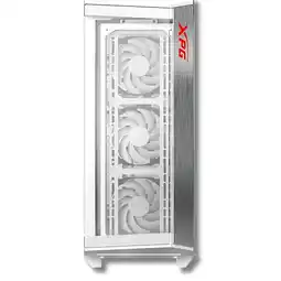 Falabella CAJA ATX BATTLECRUISER / 4 COOLER / 2 VIDRIOS TEMPLADOS / BLANCO oferta