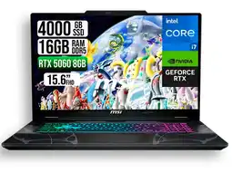 Falabella PORTATIL CYBORG 15 INTEL CORE 7 240H RTX 5060 8GB SSD 4TB RAM 16GB 15.6 FHD 144HZ oferta