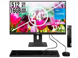 Falabella COMPUTADOR TINY INTEL CORE I5-13420H SSD 512GB RAM 16GB 24 FHD E24-40 oferta