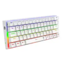Falabella Teclado Mecánico Arena Lite Switch Red 60% RGB Español Blanco oferta