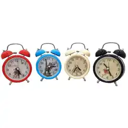 Falabella Reloj despertador campana alarma mini + ¡ gratis baterias oferta