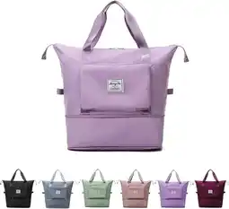 Falabella Bolso De Viaje Plegable Impermeable Gran Capacidad lila oferta