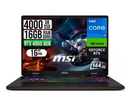 Falabella PORTATIL SWORD 16HX INTEL CORE I7-13700HX RTX4060 8GB SSD 4TB RAM 16GB 16 FHD 165HZ oferta