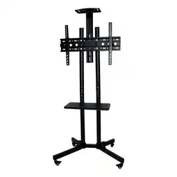 Falabella Soporte De Televisor Movil Con Pedestal 32 A 70 Pulgadas Negro oferta