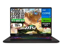 Falabella PORTATIL SWORD 16HX INTEL CORE I7-13700HX RTX4060 8GB SSD 2TB RAM 32GB 16 FHD 165HZ oferta