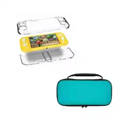 Falabella Estuche Rigido Turquesa + Acrilico Para Switch Lite oferta