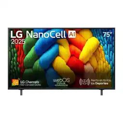 Falabella Televisor 75 Pulgadas Nanocell 4k Uhd Webos25 Channels Gratis Magic Remote 75nano80asa oferta