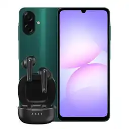 Falabella Celular Galaxy A07 4Gb Ram 128GB Verde + Audifonos Genius oferta
