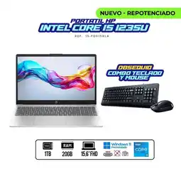 Falabella Portátil / Intel Core i5-1235U / 20 GB RAM DDR4 / 1TB SSD / 15.6″ FHD / teclado y mouse oferta