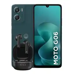 Falabella Celular G06 4Gb RAM 128Gb Azul + Audifonos Genius oferta