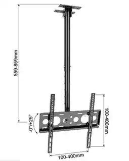 Falabella Soporte de Techo para TV de 26-70 Pulgadas Ajustable T6905M oferta