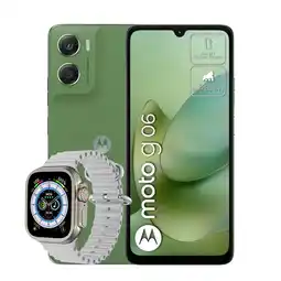 Falabella Celular G06 4Gb RAM 128Gb Verde + Smartwatch Mobula H8 Ultra oferta