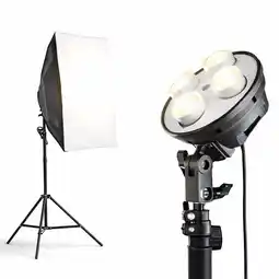 Falabella Kit De Iluminación Estudio Socket X4softbox 60x90cmtripode oferta