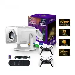 Falabella Proyector HCS350 Android 11 Full HD Juegos Retro 20.000 Juegos con 2 Controles oferta