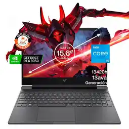 Falabella Portátil Gamer Victus Intel Core i5 13420h RAM 24GB SSD 8TB RTX 3050 6GB oferta