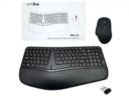 Falabella Combo Teclado Mouse Inalambrico Ergonomico Receptor Usb Weib Teclado oferta