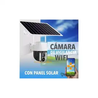 Falabella Cámara De Seguridad Robótica Exterior Wifi Panel Solar + SD 64 GB oferta
