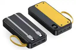 Falabella Power Bank 15000mah Carga Rápida 20w Con Cables oferta