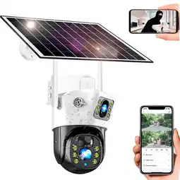 Falabella Camara Panel Solar Wi-Fi Exteriores oferta