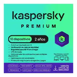 Falabella Antivirus Premium 10 Dispositivos - 2 Años oferta