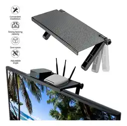 Falabella Repisa Superior para Tv Ajustable Soporte Organizador Modem Router Multifuncional oferta