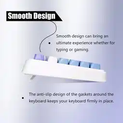 Falabella Teclado Gaming RGB, Tri-Mode BT5.02.4GHzUSB-C, Compatible con PC, Mac, Consolas de Gaming oferta