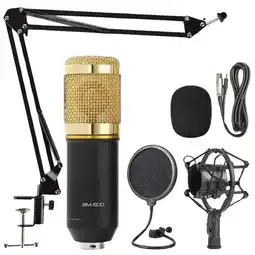 Falabella Micrófono Condensador Profesional con Soporte Articulado oferta