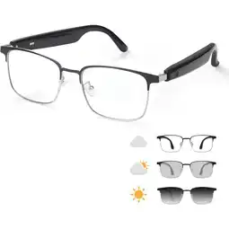 Falabella Gafas Inteligentes Bluetooth Con Audio y Asistente De Voz Filtro Luz Azul y Lentes De Sol Unisex oferta