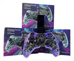 Falabella Control Inalambrico Gamepad Transparente Rgb Porta Celular oferta
