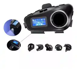 Falabella Intercomunicador Con Pantalla Bluetooth Casco Moto Kr-m4 oferta