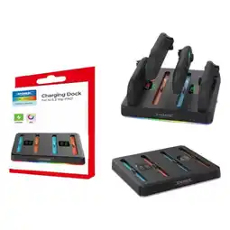 Falabella Base Plana De Carga 4 Puestos Joycon Compatible Switch 2 oferta