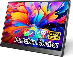 Falabella MONITOR PORTATIL USB -C HDMI 16 PULGADAS , ULTRA DELGADO Xbox, Laptop, PC, Mac Phone, PS, Swich IPS oferta