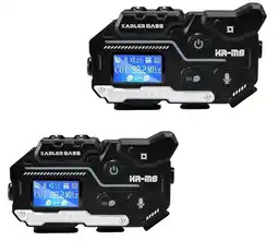 Falabella Intercomunicador Pareja Moto Kr-m8 Bluetooth Ip66 Manos Libres Música X2 oferta