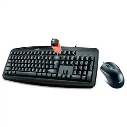 Falabella Combo de Teclado y Mouse Ergonomicos Alámbricos KM 200 oferta
