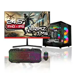 Falabella Computador Gamer Ryzen 5 5600GT RAM 16GB SSD 512GB Monitor 24 Pulgadas 180Hz oferta